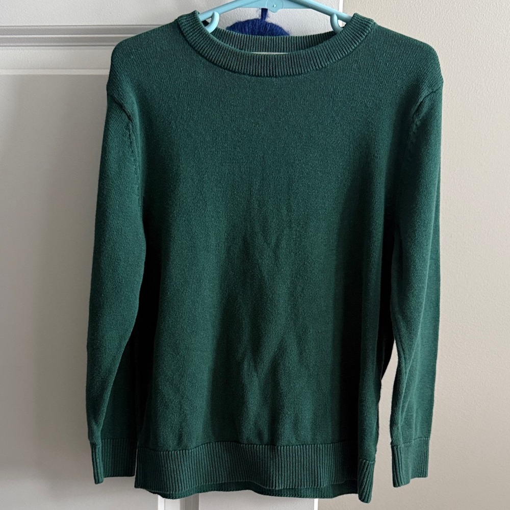 H&M Forest Green Crew Neck Sweater
